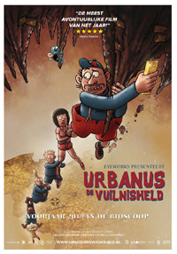 Poster Urbanus De Vuilnisheld