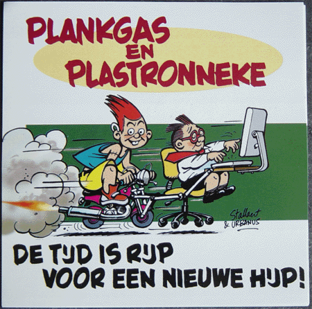 Plankgas en Plastronneke Sticker