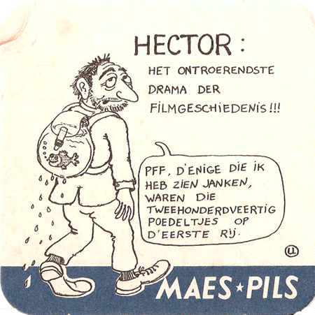Bierviltje 'Hector' door Urbanus