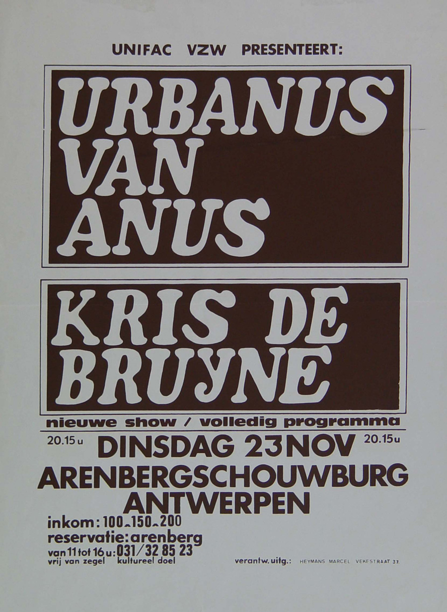 Urbanus Tour Jaren '70