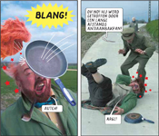 Fotostrip - Bleek & Snortrimmer: De Gezanten Van Tefal