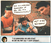 Fotostrip - De Lastige Krapuultjes: Urbanus, Kamagurka en Herr Seele