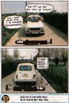 Fotostrip - De Lastige Krapuultjes: Urbanus, Kamagurka en Herr Seele
