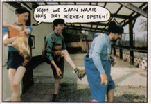 Fotostrip - De Lastige Krapuultjes: Urbanus, Kamagurka en Herr Seele