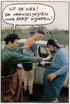 Fotostrip - De Lastige Krapuultjes: Urbanus, Kamagurka en Herr Seele