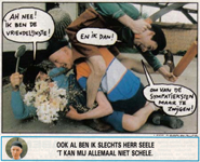 Fotostrip - De Lastige Krapuultjes: Urbanus, Kamagurka en Herr Seele