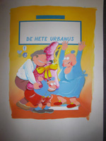 Urbanus Strip 50 - The Making Of... inkleuring