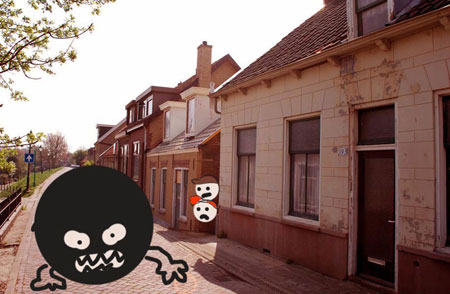 The Making Of: Achterflapfoto door Urbanus en Liesa, voorbeeld compositie, 167ste Urbanusstrip