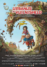 Poster Urbanus De Vuilnisheld
